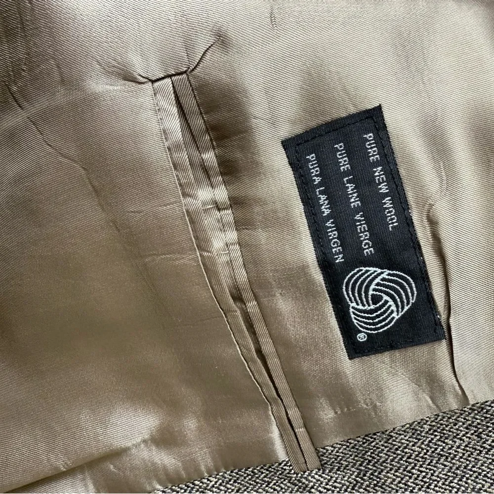 Vintage Ralph Lauren University 100% Lambswool Blazer